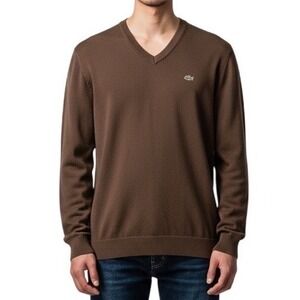 Vintage Lacoste Mens V-Neck Sweater